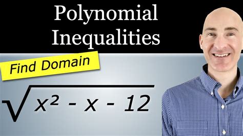 Using Polynomial Inequalities To Find The Domain Of A Radical Function