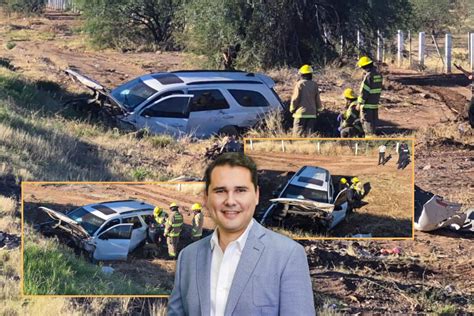 Sufre Accidente Carretero El Secretario De Gobierno De Sonora Adolfo