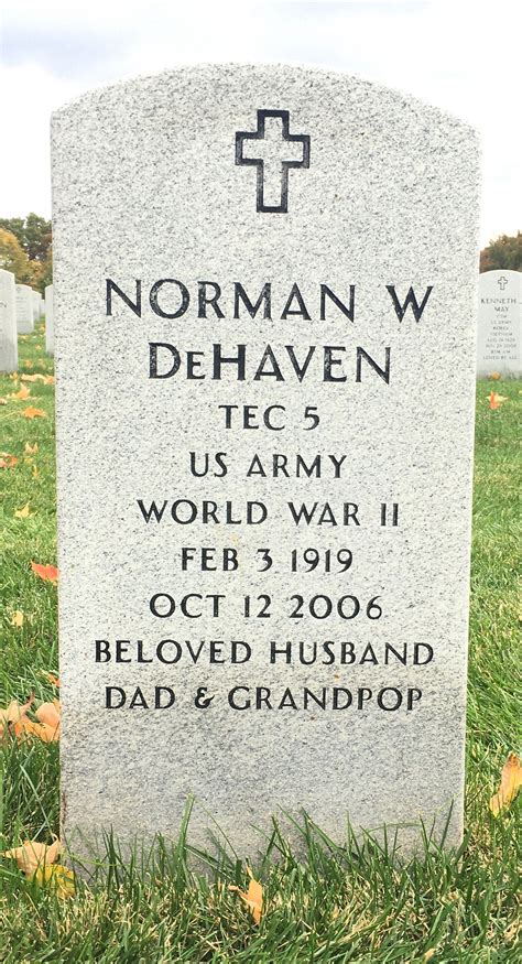 Norman Wayne Dehaven Find A Grave Memorial