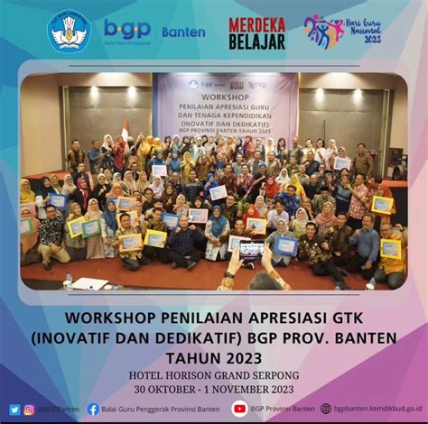 IGTKI Rangkasbitung Apresiasi Workshop Penilaian GTK Inovatif Dan