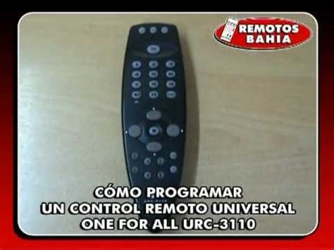 C Mo Programar Un Control Remoto Universal One For All Ucr Remotos