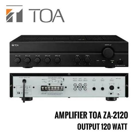 Jual AMPLI TOA ZA 2120 AMPLI 120 WATT ORIGINAL ZA 2120 Shopee Indonesia