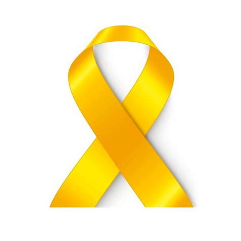 Premium Photo | Yellow ribbon suicide prevention