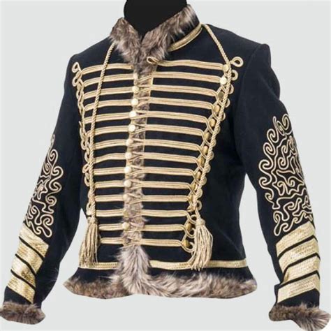 Mens Napoleonic Hussar Uniform Military Style Tunic Pelisse Jimi