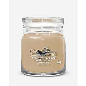 Yankee Candle Signature Medium Jar Amber Sandalwood Hitta bästa