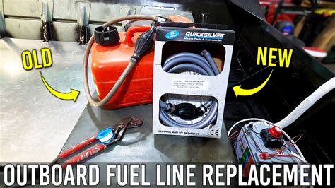 How To Replace Boat Gas Tank Line Outboard Fuel Line Assembly