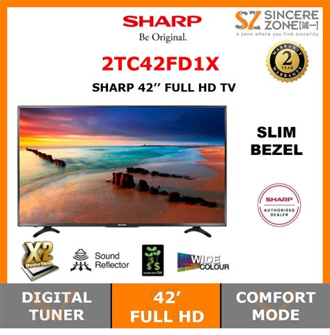 Sharp Tc Fd X Full Hd Led Tv Slim Bezel With Usb I Hdmi X I