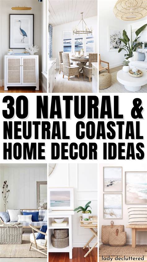 Neutral Coastal Home Decor Ideas Coastal Decorating Living Room