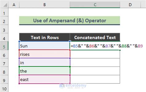 How To Concatenate Rows In Excel 11 Methods Exceldemy