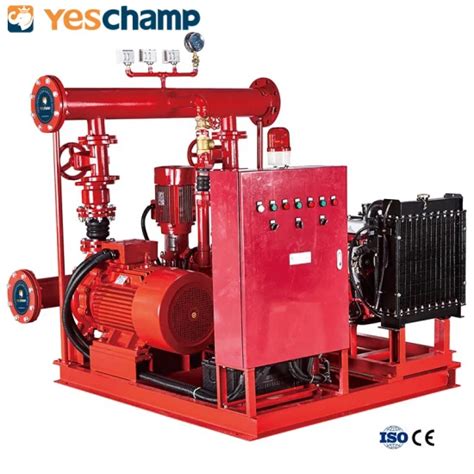 150hp Emergency Use Fire Fighting Pump System With Diesel And Jockey