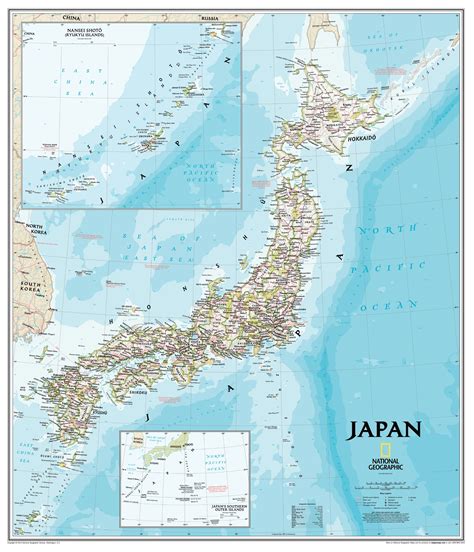 Japan NGS Wall Map, Buy Wall Map of Japan - Mapworld