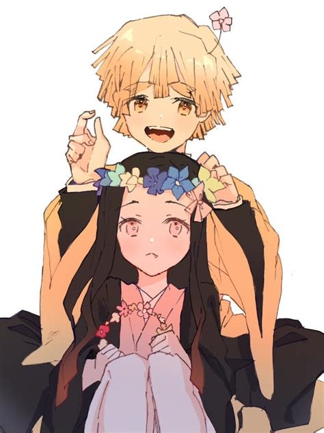 Zenitsu X Nezuko Kids