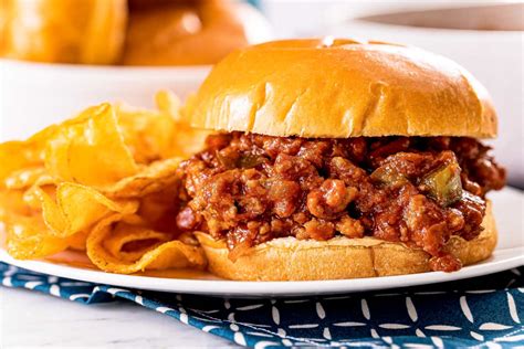 Turkey Sloppy Joes Quick And Easy The Chunky Chef