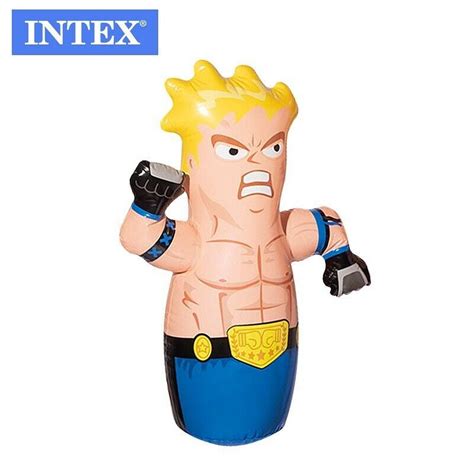 Intex D Bop Bag Boxer Mma Inflatable Blow Up Punching Bag Toy Gift