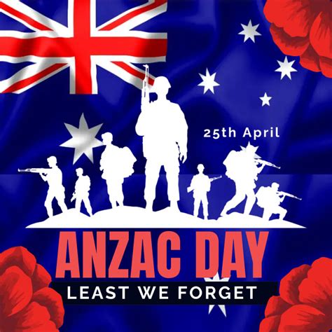 Anzac Day Editable Design Template Postermywall