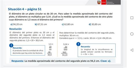 El Di Metro De Un Plato Circular Es De Cm Para Saber La Medida