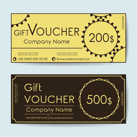 Printable Voucher Template