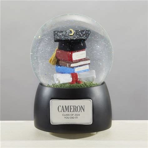 Graduation Personalized Snow Globe