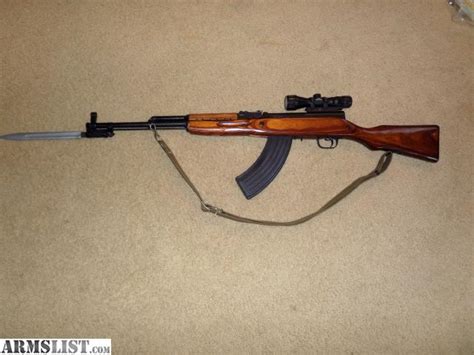 ARMSLIST For Sale SKS Unfired Russian 7 62x39 With Scope Numbers Match