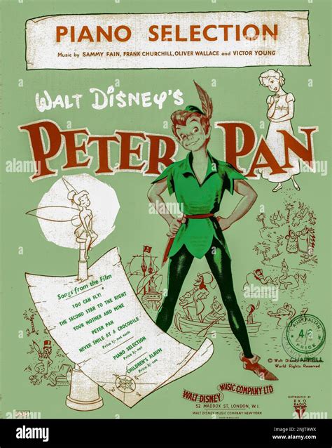 Peter Pan Sheet Music Hi Res Stock Photography And Images Alamy