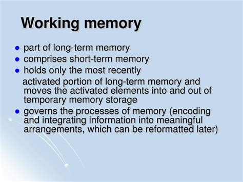 Ppt Memory Models Structures Processes Powerpoint Presentation