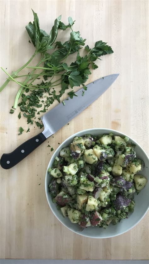 Potato Salad Gets A Delicious Makeover With This Mayo Free Recipe Martha Stewart