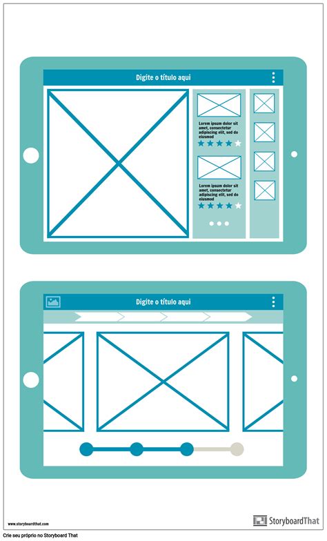 Tablet Wireframe 2 Storyboard Por Pt Examples