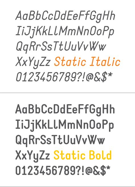 DOWNLOAD: Static Font Family - at Fontfabric™