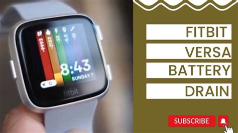 How To Fix Fitbit Versa Battery Drain Issue Youtube