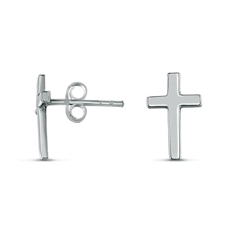 Boucles d oreilles Argent 925 croix grand modèle Femme Autres MATY