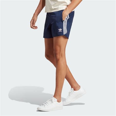 Adidas Men S Adicolor Classics Sprinter Shorts Blue Free Shipping