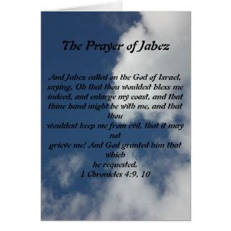 Prayer Of Jabez Cards | Zazzle