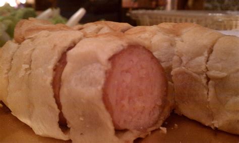 Kielbasa Wrapped In Crescent Roll Tailgate Food Crescent Rolls Kielbasa