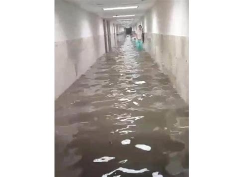 Hospital Del Imss En Madero Se Inunda Tras Lluvias