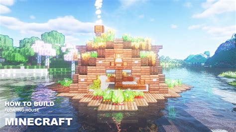 Minecraft: Floating House Tutorial｜How to Build in Minecraft | Survival House Tutorial [#12 ...