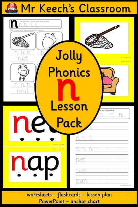 The Jolly Phonics Lesson Pack Includes Four Different Activities To