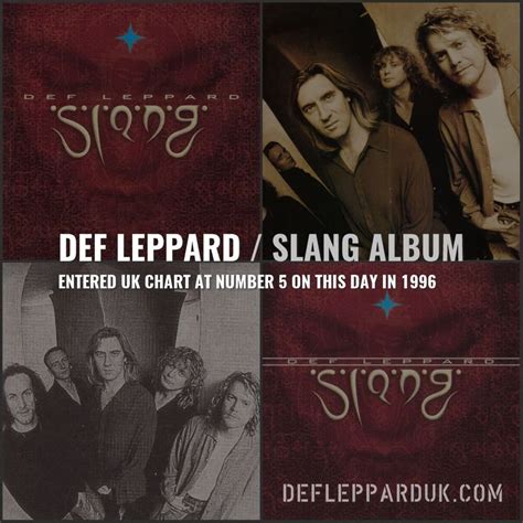 25 Years Ago Def Leppard S Slang Album Enters Uk Chart At 5 Artofit