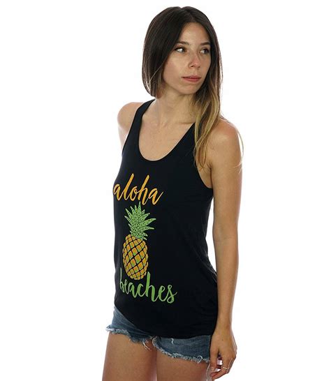 Aloha Beaches Yellow Green Pineapple Tank Top Shop Delfina Clothing