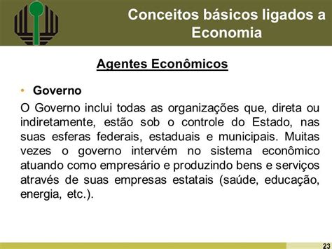 1 Definição Divisões natureza e problemas econômicos Conceito de