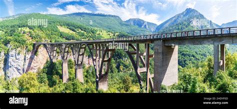 Montenegro Durdevica Tara Bridge Montenegros Stock Photo Alamy