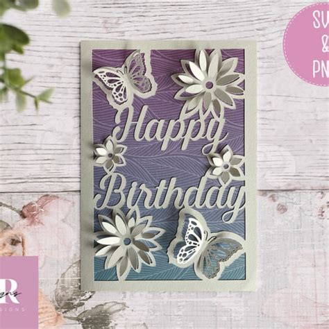 Svg 3d Pop Up 16th Birthday Card Digital Download Happy Etsy Uk