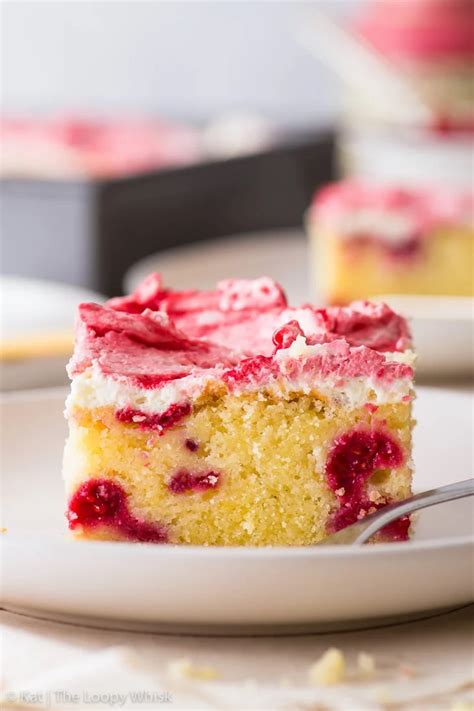 Raspberry Sheet Cake The Loopy Whisk