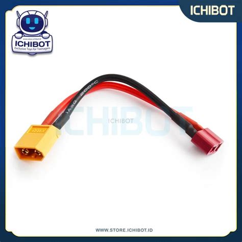 T Plug Female To XT60 Male Konektor Connector Konverter Kabel Socket