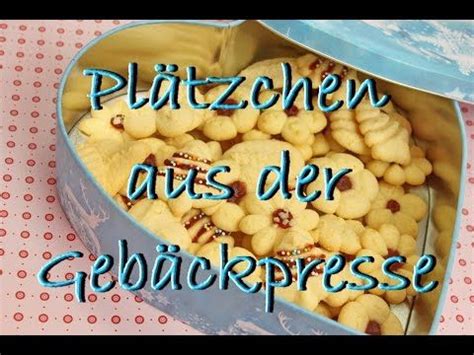 Pl Tzchen Rezept Spritzgeb Ck Mit Der Geb Ckpresse Absolute