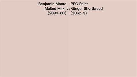 Benjamin Moore Malted Milk 2099 60 Vs Ppg Paint Ginger Shortbread