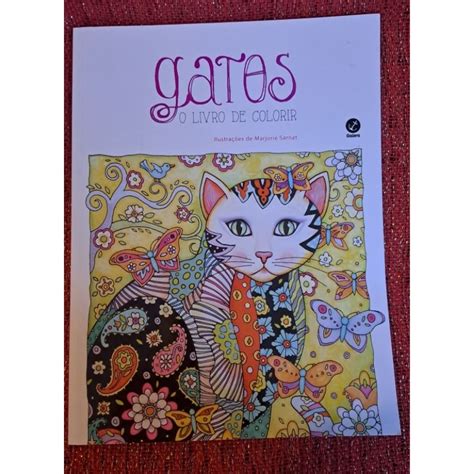 Livro De Colorir Gatos - 6