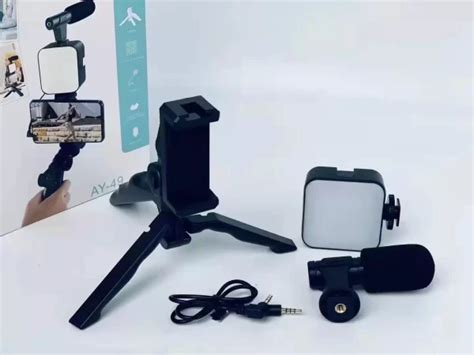 AY-49 Video-Making Kit Vlogging Tripod