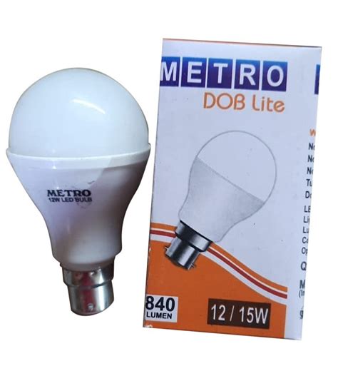 Ceramic W Metro Dob Led Bulbs Warm White Degree Celsius At Rs