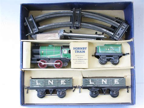 Hornby Gauge Post War M Goods Set Boxed Vintage Hornby Trains