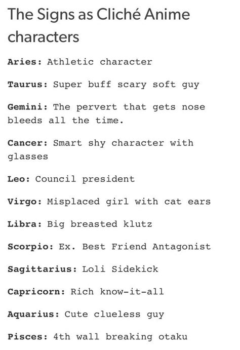 Share Zodiac Signs Anime Characters Best In Cdgdbentre